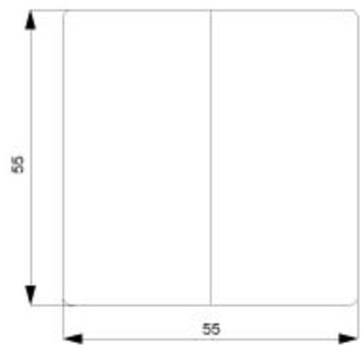 I-System aluminium-metallic Wippe für Serien/Doppel-Wechselschalter 