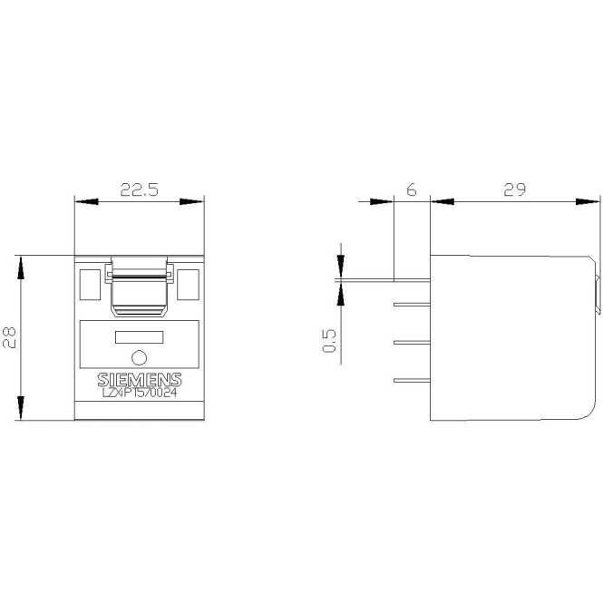 Steckrelais 4 Wechsler 24V DC 6A B= auch für LZS-Sockel 