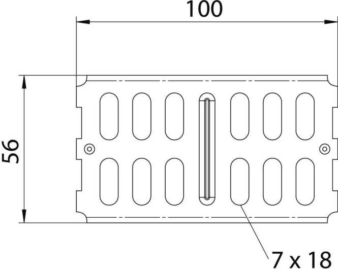 Längsverbinder für Kabelrinne Trennsteg 60x100 St FS 