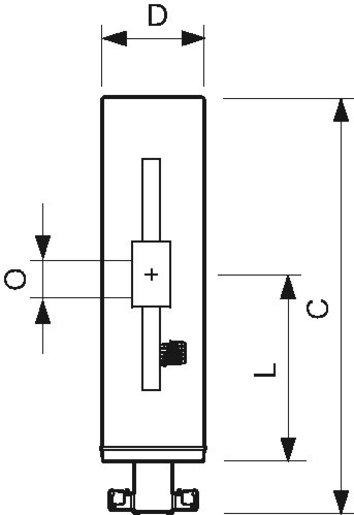 Halogen-Metalldampflampe tubular HIT-TC-CE 20W/c/830 PGJ5 P 