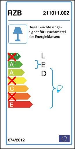 Decken/Wandleuchte A60/2x75W E27 D420 H124 