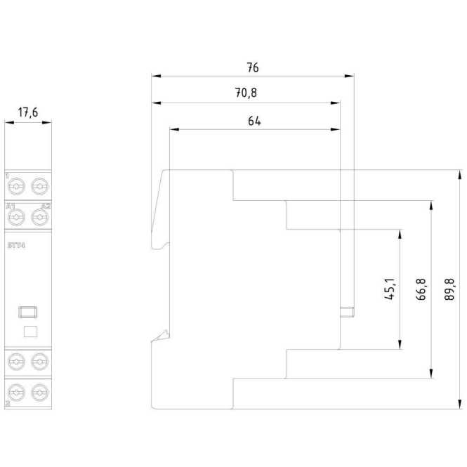Fernschalter mit 1S Kontakt für AC230V 16A Ansteuerung AC230V 