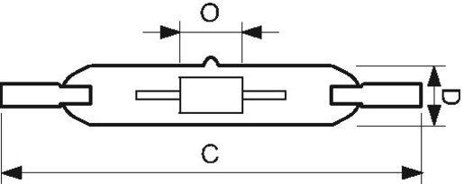 Metallhalogendampflampe MASTERColour CDM-TD 70W/830 RX7s 1CT 
