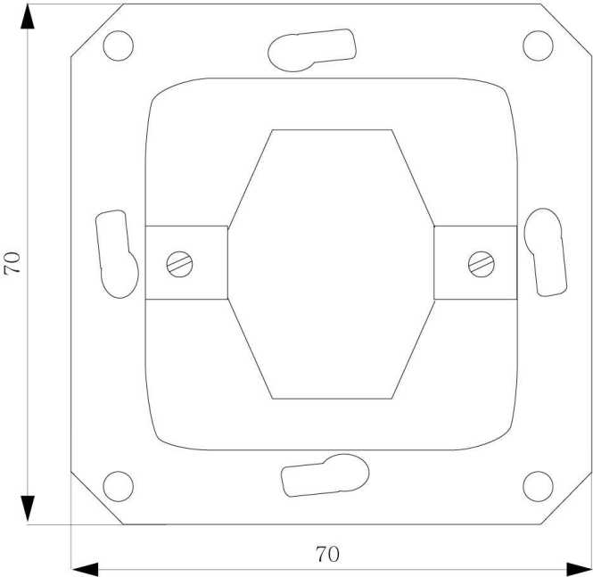 DELTA Schalter-Geräteeinsatz UP aus-/Wechselschalter 10A 250V 