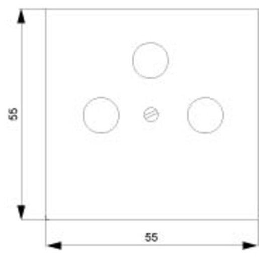 ANT.ABDECKUNG SAT/TV I-SYSTEM 5TG2548-2 