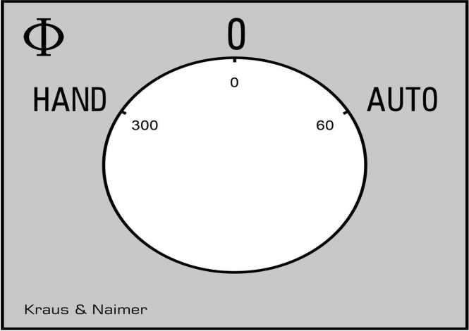 Umschalter mit 0-Stellung 1polig 60° 45mm-Schnappbefestigung 