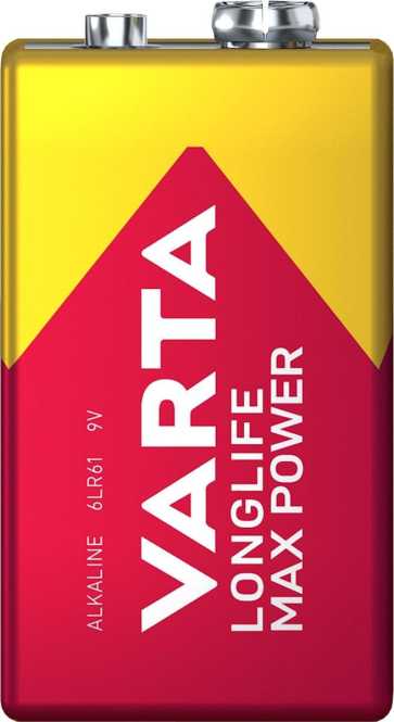 9 Volt Blockbatterie E-Block Max Tech 1 Stk 