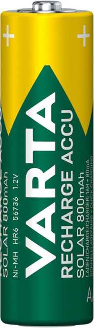 Mignonzelle AA Akku 800 mAh 2 Stk Solar 