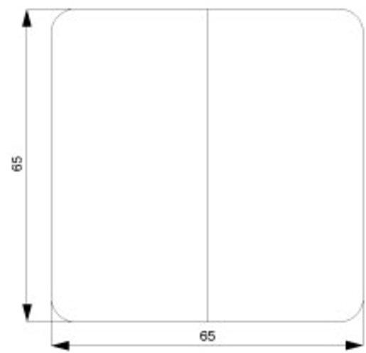 Wippe für Ser./Dop.Schalter Delta Profil tws 5TG7805 