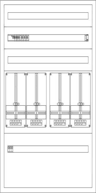 Unterputz Heimverteiler Oberösterreich Weiß Ausführung Steyr 4ZP 3NZR 