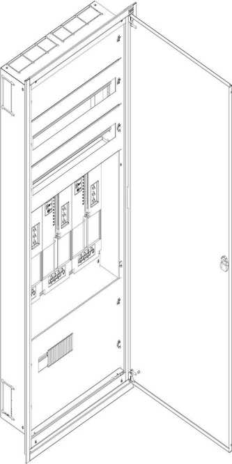 Unterputz Zählerverteiler Kärnten Weiß leer U-KR-3/1150-3Z/2NZR-W 