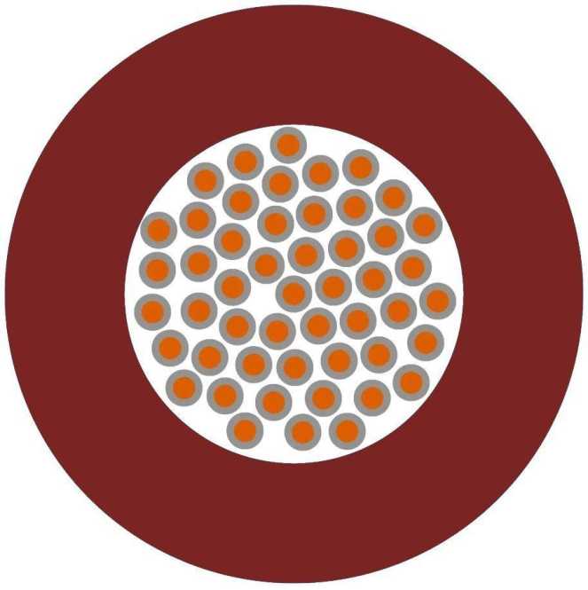 International approbierte Verdrahtungseinzelader 1,5 mm² braun 100m 