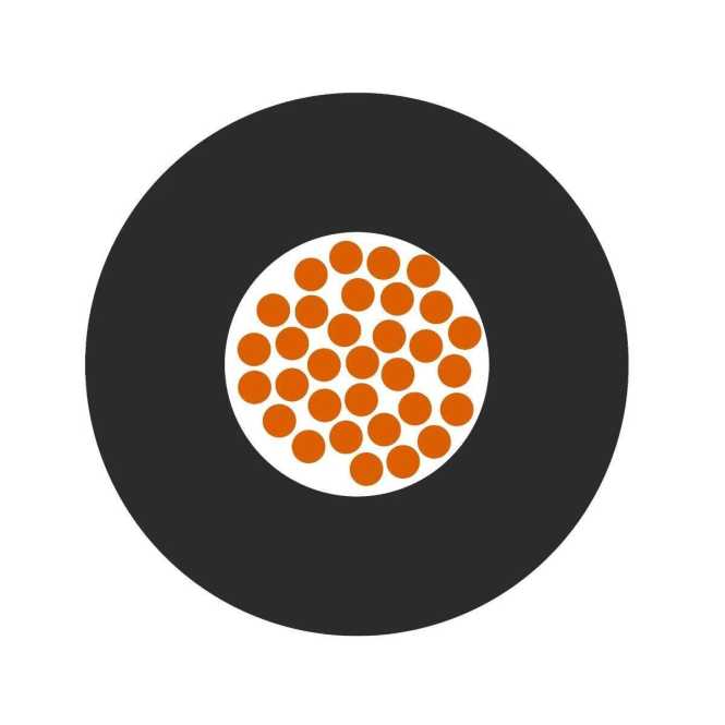 PVC Aderleitung 25 mm² schwarz 100m 