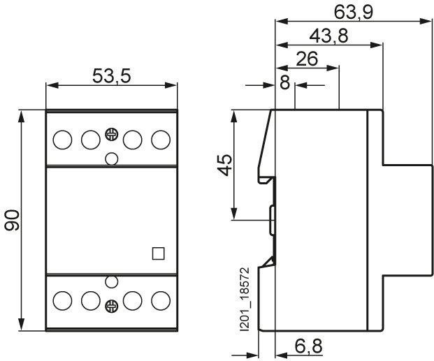INSTA-Schütz 5TT5 040-0 AC230 DC220V 40A 4S 