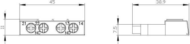 Hilfsschalter 3RV2901-1E 