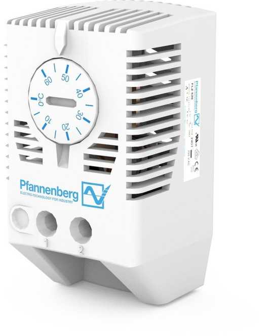 Thermostat mit Schließer für Schaltschrankheizungen 