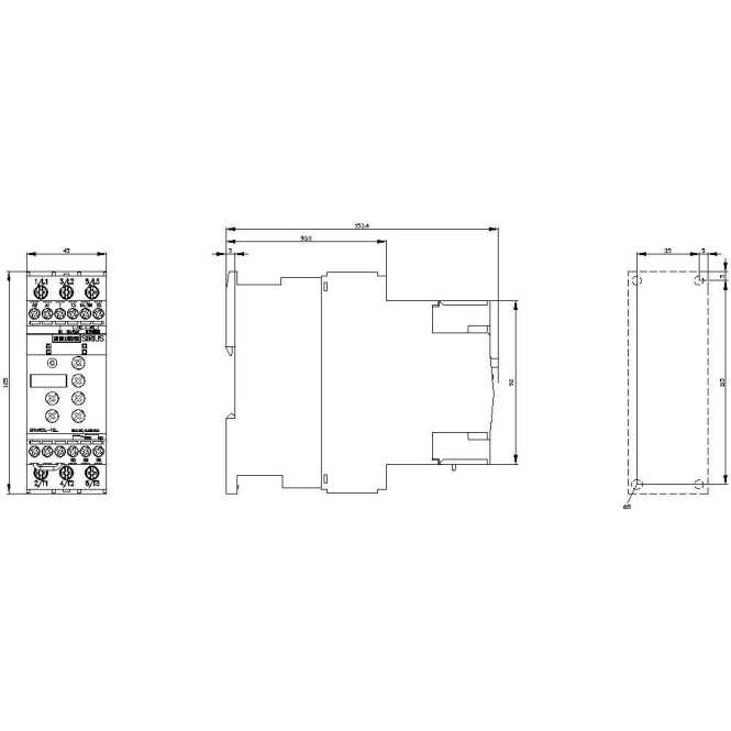 Sanftstarter S0 25A 11kW/400V 40 Grad AC200-480V AC/DC24V 