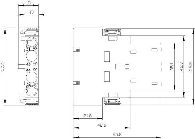 Hilfsschalterblock 3RH2921-1DA11 