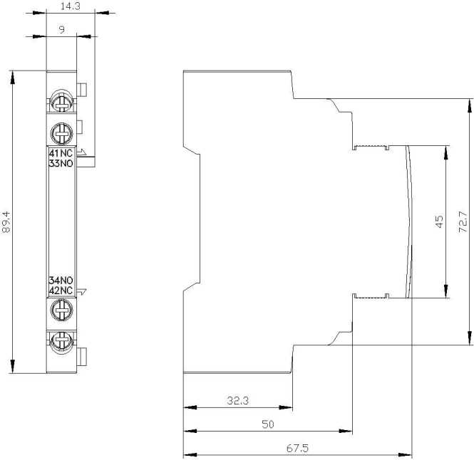 Hilfsschalter 3RV2901-1A 