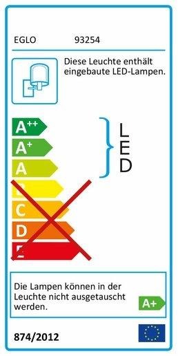 Außen-LED-Wandleuchte weiß/anthrazit KIBEA LED-Modul 2x2,5W IP44 