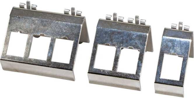 Hutschienenadapter für 1x Keystone Module 