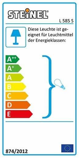 Sensor - Außenleuchte L 585 S Sensorleuchte weiß 