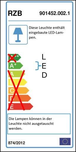 TOLEDO FLAT Einbaudownlight LED 9 W 4000 K 840 lm DM:190 mm 