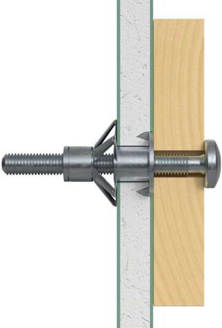 Hohlraum-Metalldübel mit metrischer Schraube 5x52 