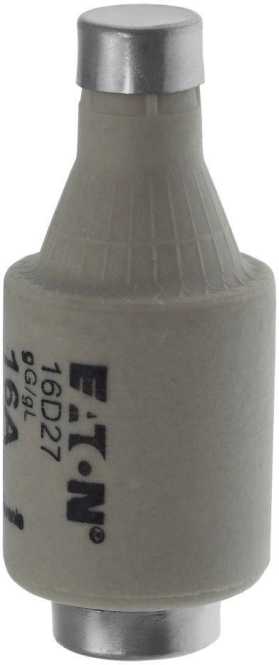 Sicherungseinsatz Niederspannung 16 A AC 500 V D2 gL/gG IEC träge 