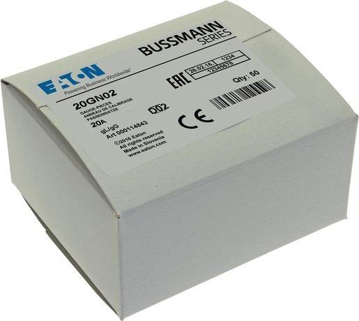 Passeinsatz für Sicherung Niederspannung 20 A AC 400 V D02 IEC 