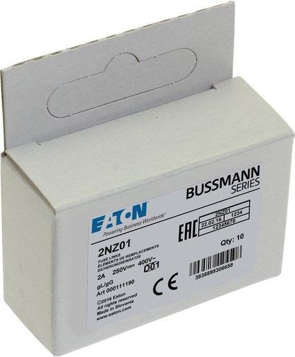 Sicherungseinsatz Niederspannung 2 A AC 400 V D01 gL/gG IEC träge 