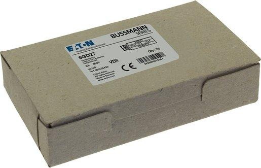 Passeinsatz für Sicherung Niederspannung 6 A AC 500 V D2 IEC 