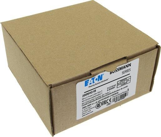 Sicherungseinsatz Niederspannung 200 A AC 500 V NH1 gL/gG IEC 