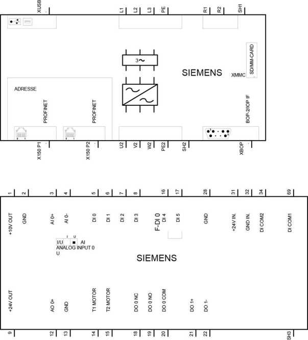 Frequenzumrichter SINAMICS G120C 3x400V / 4 kW / 8,8 A - PROFINET 
