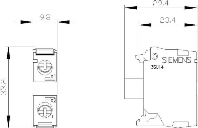 LED Modul m. integr. LED 24-240 V AC/DC rot Schraub Frontplattenbef. 