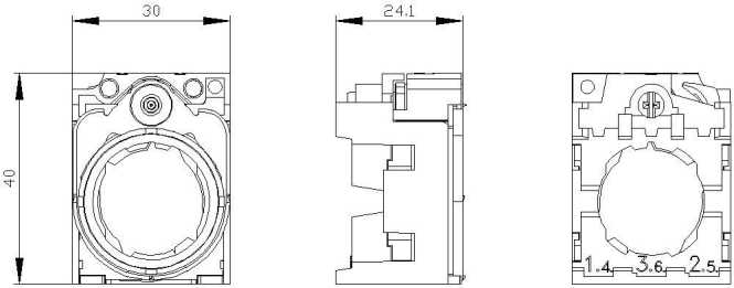 Halter für 3 Module MET 
