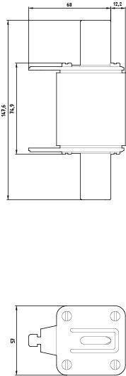 NH-Sich.Einsatz spg.führ. Grifflaschen Stirnkennmelder GR.3 200A 500V 