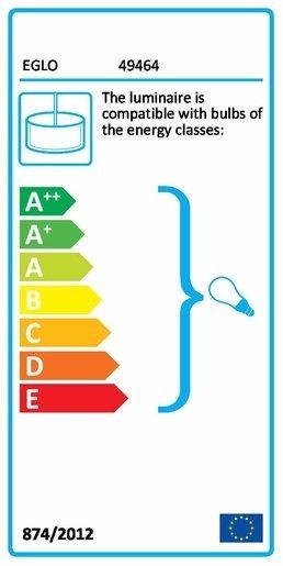 Hängeleuchte 1xE27 60W schwarz PRIDDY 