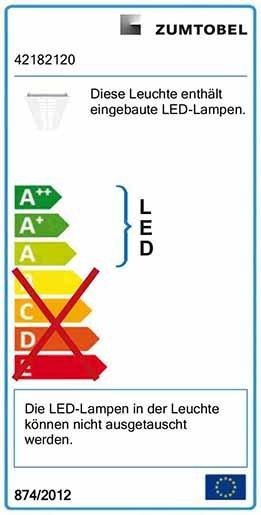 LED Deckeneinlegeleuchte MIREL-L LAY LED3800-840 M625L EVG K 