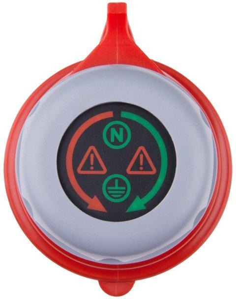 CEE Diagnosestecker 16 A 5-polig 6 h 400 V IP44 mit LED Anzeige 