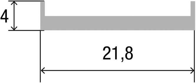 LED Profil Abdeckung Opal Matt 2m / Giza Lipod Lokom Larko Opac-30 Kozel 