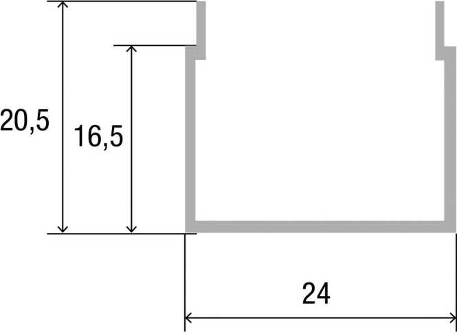 LED Profil U-Abdeckung Opal 2m / Giza Lipod Lokom Larko Opac-30 Kozel 