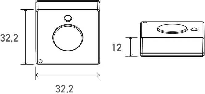 Fernbedienung 868 Mhz 1 Kanal RF SR-2807S 