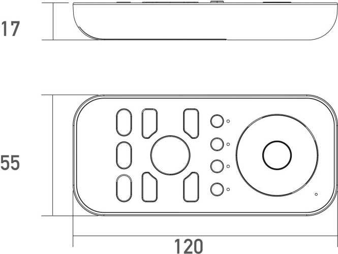 Fernbedienung RGB RF SR-2810W 
