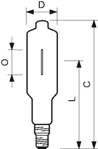 Metallhalogendampflampe HPI-T 2000 W / 642 E40 380 V CRP 