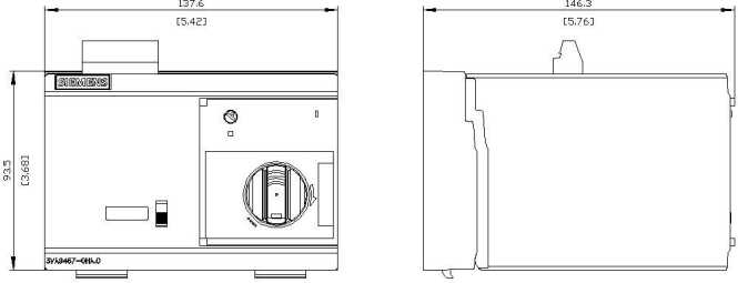 Motorantrieb 24-60V DC - Zubehör für 3VA1 400/630 3VA2 400/630 