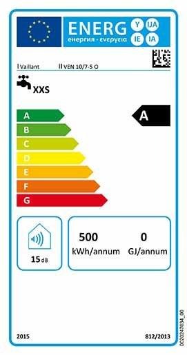 Obertischspeicher VEN 10/7-5 O eloSTOR plus 