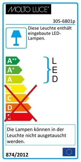 LED Einbaustrahler WINDOW I 3W 3000K 250mA ohnke Konverter, Alu 