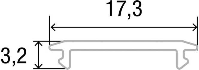 LED Profil Abdeckung Satiniert C2 2m / R1 R2 R3 R4 R6 R8 R13 