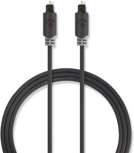 Optisches Audiokabel TosLink Stecker auf Stecker 1 m 